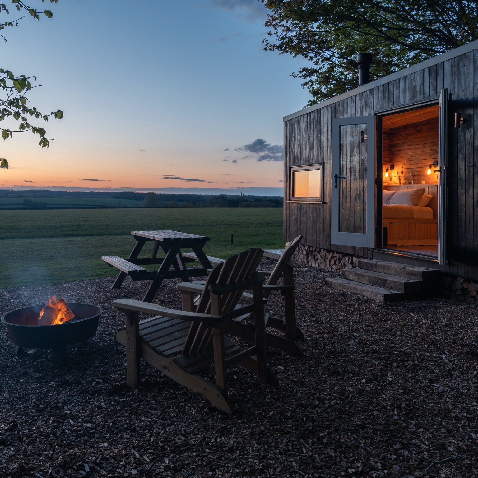 Cedar Valley Woodland Kabin in the Woods Hampshire Glamping