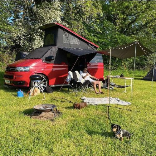 Cedar Valley Camping Hampshire South Downs Campervan